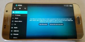 use adblink to move kodi from pc to android phone