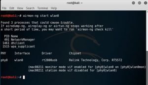 how to use aircrack in a kali vm