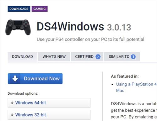 ds4 windows not detecting controller windows 10