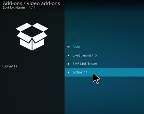 how to install one channel on kodi 17.1